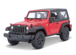 ماشین فلزی مایستو مدل Jeep Wrangler 2014 قرمز