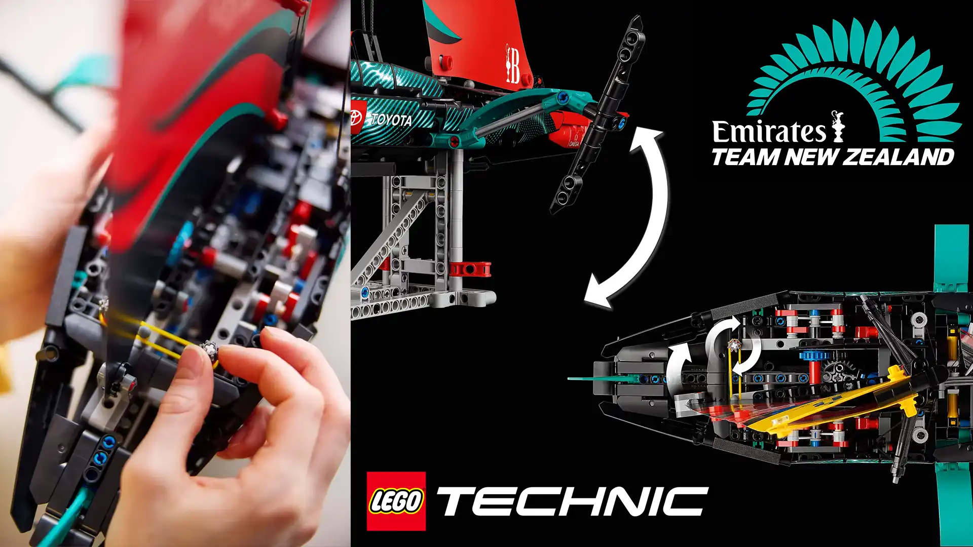 لگو تکنیک مدل 42174 قایق بادبانی نیوزیلند 2