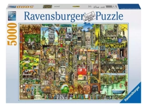 پازل 5000 تکه رونزبرگر Ravensburger طرح شهر عجیب و غریب Bizarre Town