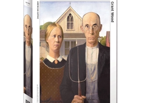 پازل 1000 تکه یوروگرافیکس Eurographics طرح گوتیک آمریکایی American Gothic