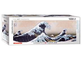 پازل 1000 تکه پانوراما یوروگرافیکس Eurographics طرح موج بزرگ کاناگاوا Great Wave of Kanagawa