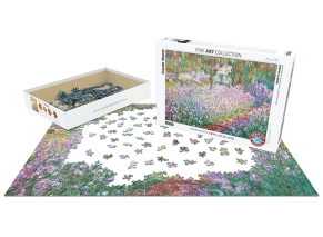 پازل 1000 تکه یوروگرافیکس Eurographics طرح باغ مونه Monet's Garden