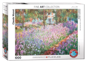 پازل 1000 تکه یوروگرافیکس Eurographics طرح باغ مونه Monet's Garden