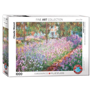 پازل 1000 تکه یوروگرافیکس Eurographics طرح باغ مونه Monet's Garden