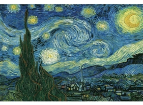 پازل 5000 تکه یوروگرافیکس Eurographics طرح شب پرستاره‌ ون گوگ The Starry Night