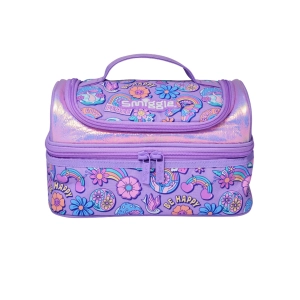 کیف غذا 2 طبقه اسمیگل smiggle طرح پروانه رنگین کمانی