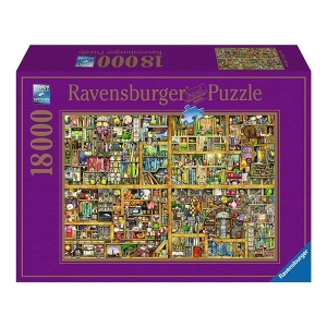 پازل 18000 تکه رونزبرگر Ravensburger طرح قفسه کتاب جادویی Magical Bookcaseپازل 18000 تکه رونزبرگر Ravensburger طرح قفسه کتاب جادویی Magical Bookcase