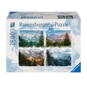 پازل 18000 تکه رونزبرگر Ravensburger طرح قلعه نویشوانشتاین Neuschwanstein Castle