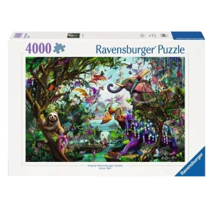 پازل 4000 تکه رونزبرگر Ravensburger طرح اژدهایان گرمسیری Tropical Dragons