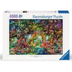 پازل 4000 تکه رونزبرگر Ravensburger طرح دنیای پنهان پری‌ها The Hidden World of Fairies