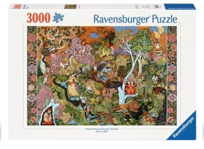 پازل 3000 تکه رونزبرگر Ravensburger طرح باغ ابدی خورشید Eternal Garden of Sun