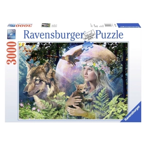 پازل 3000 تکه رونزبرگر Ravensburger طرح بانوی جنگل Lady of the Forest