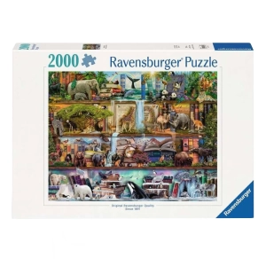 پازل 2000 تکه رونزبرگر Ravensburger طرح پادشاهی شگفت‌انگیز حیوانات Amazing Animal Kingdom