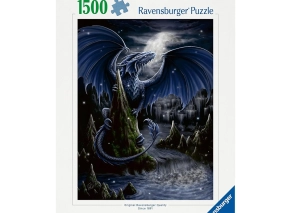 پازل 1500 تکه رونزبرگر Ravensburger طرح اژدهای آبی The Dragon Blue