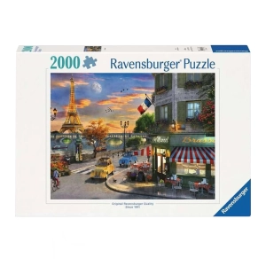 پازل 2000 تکه پازل رونزبرگر Ravensburger طرح غروب پاریس Paris Sunset