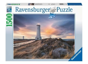 پازل 1500 تکه رونزبرگر Ravensburger طرح فانوس دریایی ایسلند lighthouse, iceland