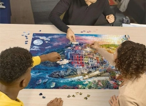 پازل 2000 تکه رونزبرگر Ravensburger طرح سینکو تره رنگانگ Colorful Cinque Terre