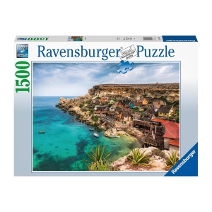 پازل 1500 تکه رونزبرگر Ravensburger طرح روستای پاپای مالت "Popey Village, Malta"