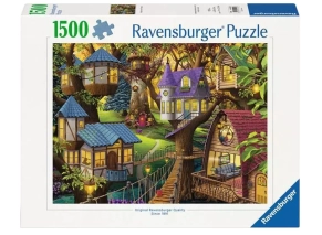 پازل 1500 تکه رونزبرگر Ravensburger طرح گرگ و میش در بالای درختان Twilight in the Treetops