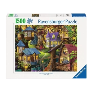 پازل 1500 تکه رونزبرگر Ravensburger طرح گرگ و میش در بالای درختان Twilight in the Treetops