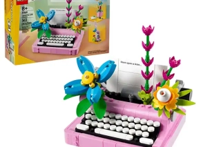 لگو کریتور Creator مدل 31169 ماشین تحریر با گل‌ها Typewriter with Flowers