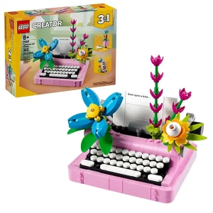 لگو کریتور Creator مدل 31169 ماشین تحریر با گل‌ها Typewriter with Flowers
