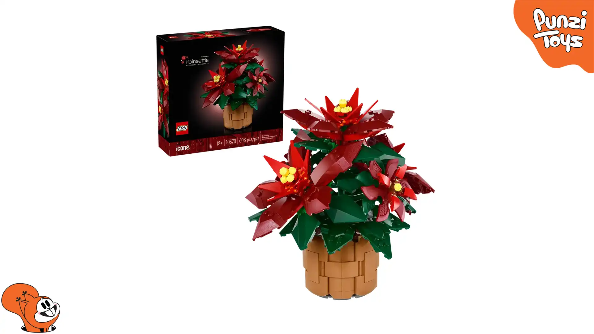 لگو آیکونز مدل 10370 پوینستیا Poinsettia