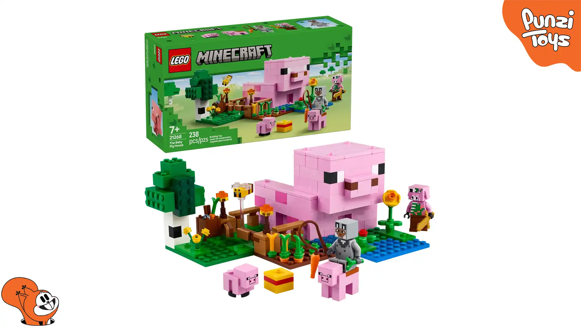 لگو ماینکرفت مدل The Baby Pig House 21268