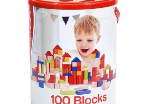 بلوک چوبی 100 عددی کلاسیک ورد Classic World