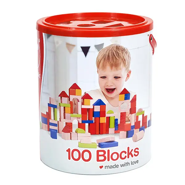 بلوک چوبی 100 عددی کلاسیک ورد Classic World