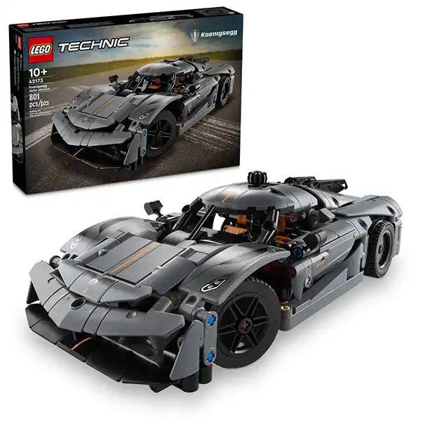 لگو تکنیک Technic مدل 42173 کونیگزگ جسکو Koenigsegg Jesko Absolut Grey Hypercar
