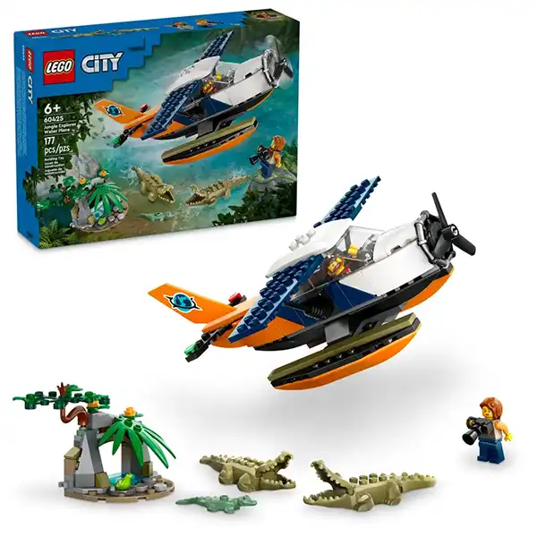 لگو سیتی City مدل 60425 هواپیمای آبی کاوشگر جنگل Jungle Explorer Water Plane