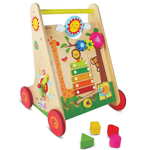 واکر چوبی آموزشی کودک کلاسیک ورد Classic World