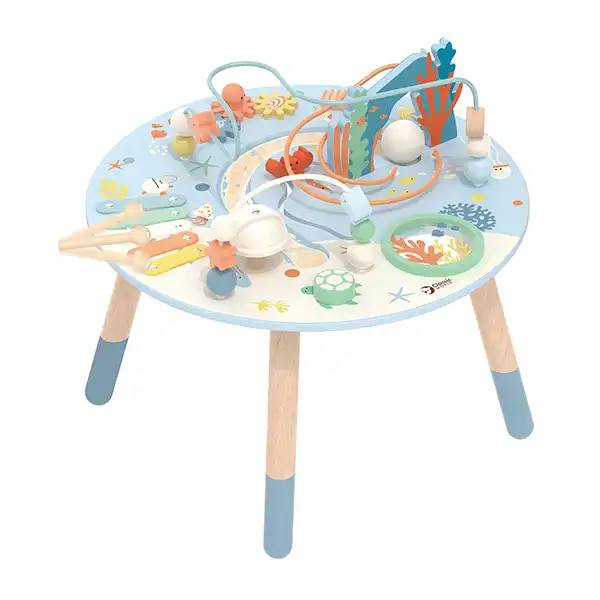 میز چند منظوره چوبی کلاسیک ورد | multi activity table classic world