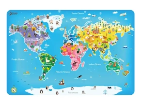 پازل نقشه جهان کلاسیک ورد Classic World