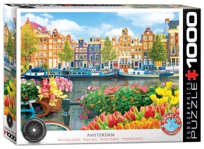 پازل 1000 تکه یوروگرافیکس Eurographics طرح آمستردام هلند Amsterdam, Netherlands