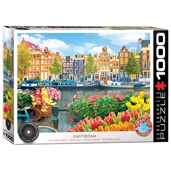 پازل 1000 تکه یوروگرافیکس Eurographics طرح آمستردام هلند Amsterdam, Netherlands