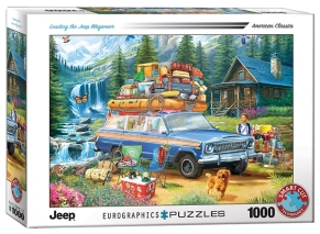 پازل 1000 تکه یوروگرافیکس Eurographics طرح جیپ واگنیر Jeep Wagoneer