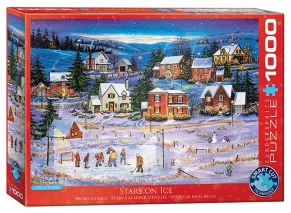 پازل 1000 تکه یوروگرافیکس Eurographics طرح ستارگان روی یخ Stars on Ice