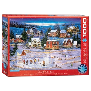 پازل 1000 تکه یوروگرافیکس Eurographics طرح ستارگان روی یخ Stars on Ice