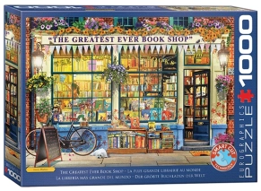 پازل 1000 تکه یوروگرافیکس Eurographics طرح بزرگترین کتابفروشی جهان The Greatest Bookstore