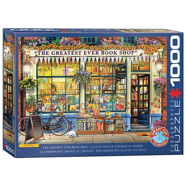 پازل 1000 تکه یوروگرافیکس Eurographics طرح بزرگترین کتابفروشی جهان The Greatest Bookstore