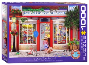 پازل 1000 تکه یوروگرافیکس Eurographics طرح مغازه اسباب‌بازی قدیمی Ye Olde Toy Shoppe