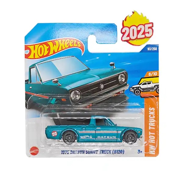 ماشین فلزی و کلکسیونی هات ویلز Hot Wheels مدل 1975 Datsun Sunny Truck از سری Hot Trucks