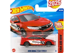 مدل فلزی و کلکسیونی هات ویلز Hot Wheels مدل 2018 Honda Civic Type R