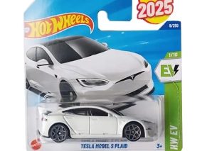 ماشین فلزی هات ویلز Hot Wheels مدل Tesla Model S Plaid از سری HW EV