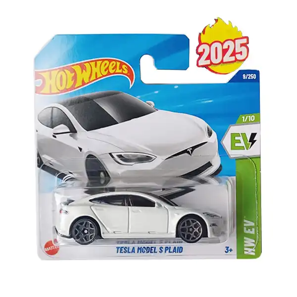 ماشین فلزی هات ویلز Hot Wheels مدل Tesla Model S Plaid از سری HW EV