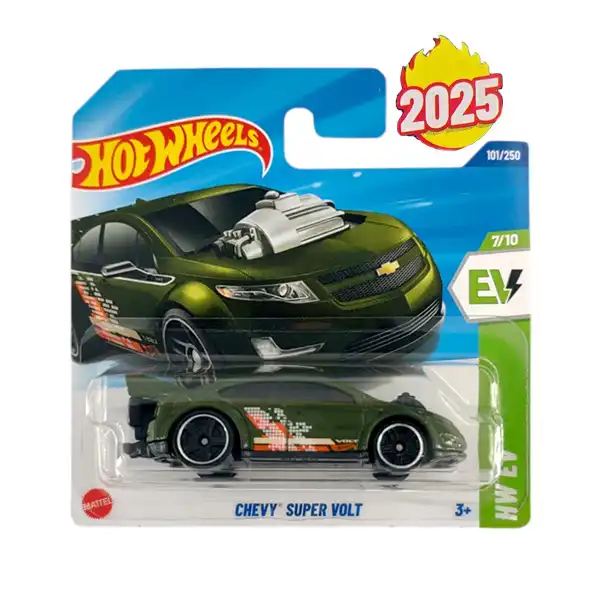 ماشین فلزی هات ویلز Hot Wheels مدل Chevy Super Volt Green