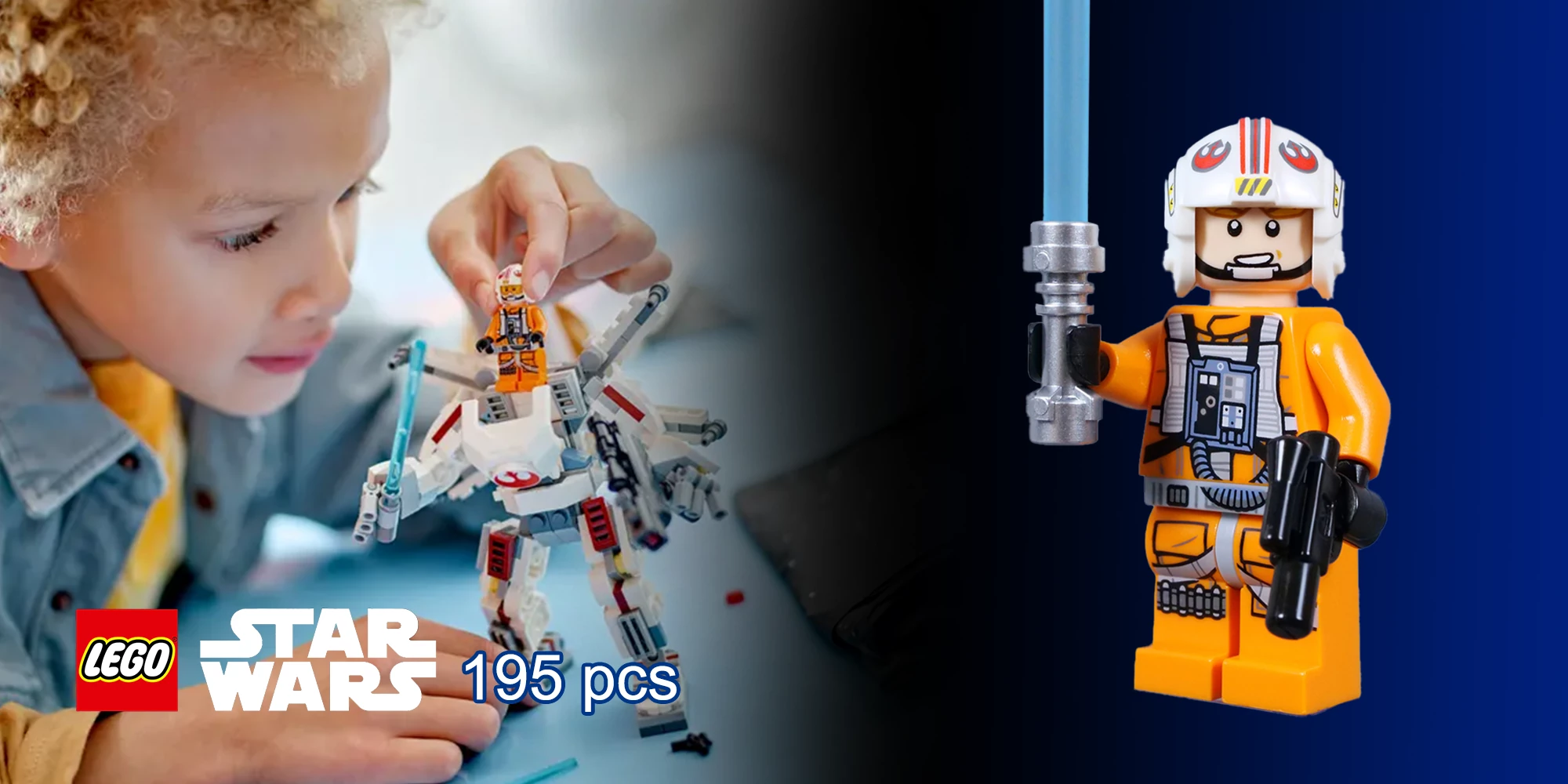 لگو استار وارز 75390 جت‌پک X-Wing لوک اسکای واکر 3