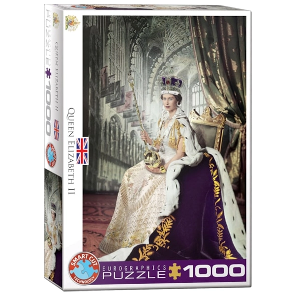 پازل 1000 تکه یوروگرافیکس Eurographics طرح ملکه الیزابت دوم